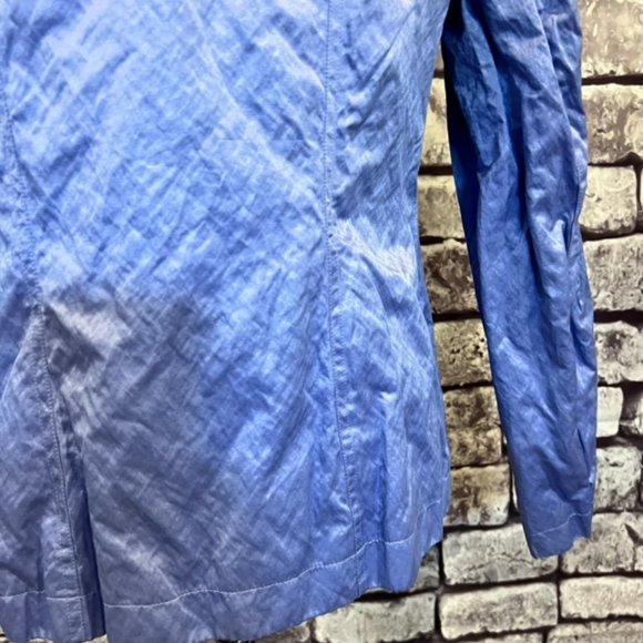 Chico's Blue Fully Lined Long Sleeve Jacket Size Small - Picture 6 of 8